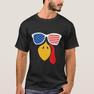 T-shirt Turquie Face Lunettes de soleil Gobble Drôle Thank