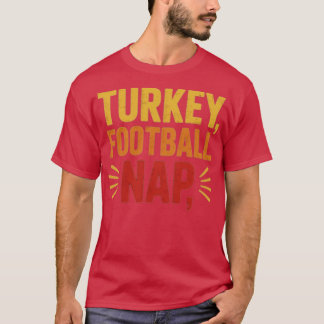T-shirt Turquie, Football, Nap Drôle Thanksgiving