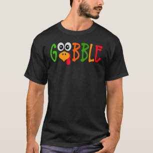 T-shirt Turquie Pèlerin Gobble Garçons Filles Toddler Than