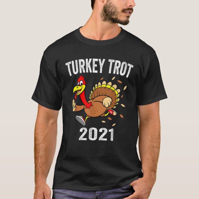 T-shirt Turquie Trot Shirt 2021 Thanksgiving dinkey Trot K (Devant)