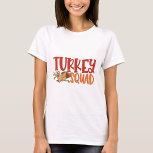 T-shirt Turquie Trot Squad Drôle Thanksgiving Match