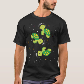 T-shirt Turtle Astronaut Espace extra-atmosphérique