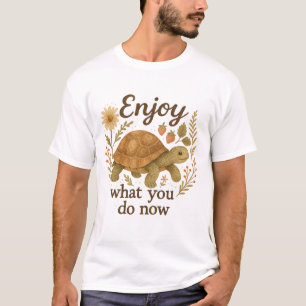 T-shirt TURTLE avec la devise de la vie