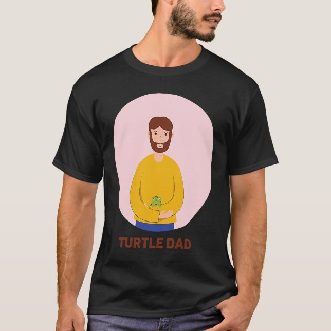 T-shirt Turtle Dad Tortoise Reptile Chelonia Testudines Tu (Devant)