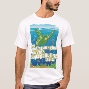 T-shirt Turtle dit... 'Je crierai en joie'