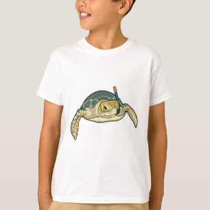 T-shirt Turtle Diver Snorkel