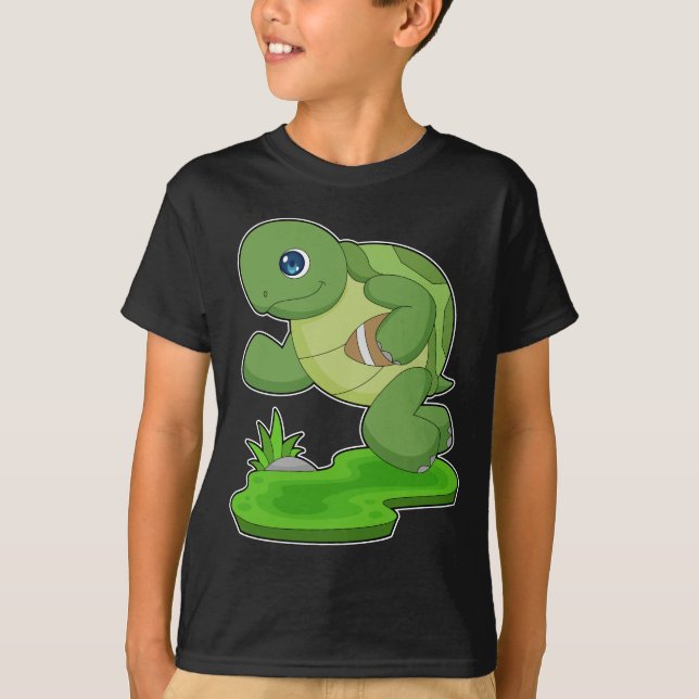T-shirt Turtle Football Américain Sports (Devant)