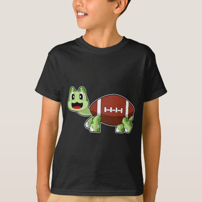 T-shirt Turtle Football Américain Sports (Devant)