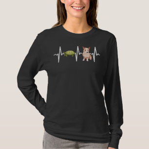 T-shirt Turtle Portugais Podengo Pequeno Chien de Coeur
