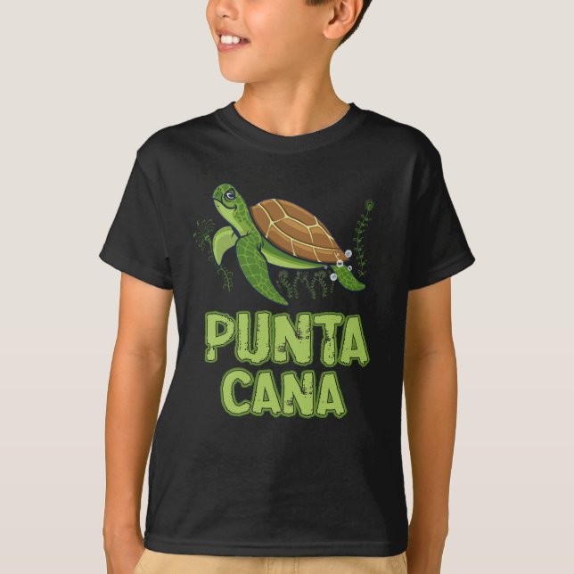 T-shirt Turtle Punta Cana République Dominicaine Souvenir (Devant)