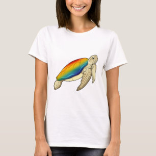 T-shirt Turtle Rainbow