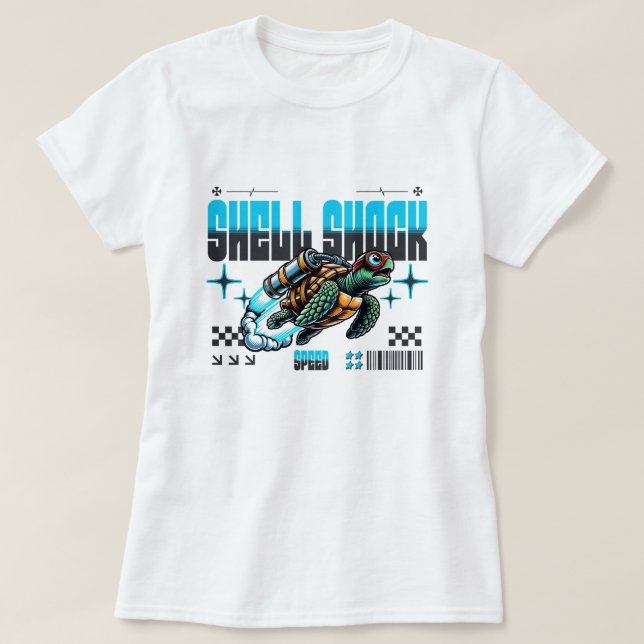 T-shirt Turtle Shock Shell (Design devant)