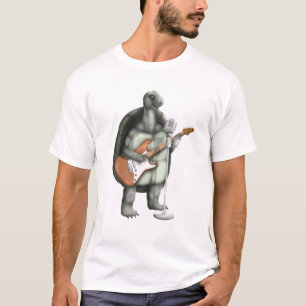 T-shirt Turtle Singer Guitare Lecteur Musicien Musique Gui