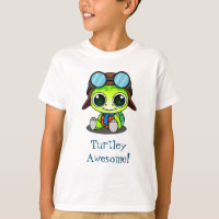 Turtley Awesome Cute Cartoon Turtle dans Aviator C
