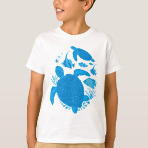 T-shirt Turttes Mer Mer Design