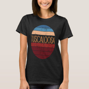 T-shirt Tuscaloosa Alabama Coucher de demi-bois 2