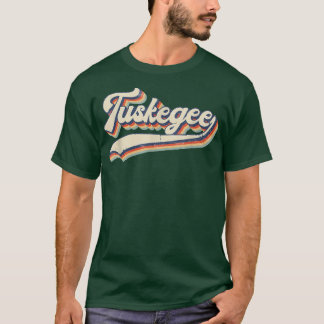 T-shirt Tuskegee Sports Name Vintage Retro Gift Men Women