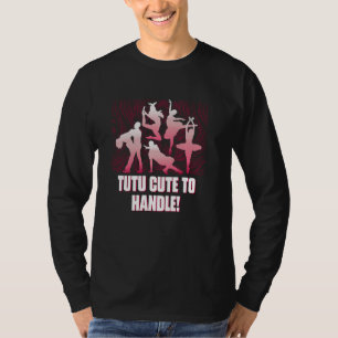 T-shirt Tutu Mignon À Manipuler Danse Danseuse Danseuse Ex