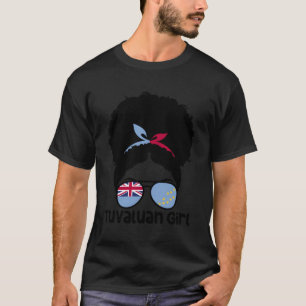 T-shirt Tuvaluan Afro Cheveux Tuvalu Racines Tuvaluan Patr