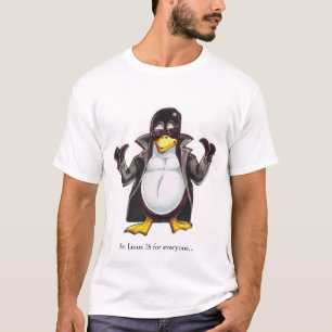 T-shirt Tux dans un trenchcoat