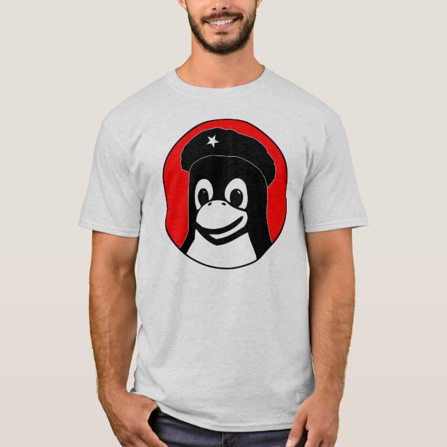 T-shirt Tux Guevara (lumière) (Devant)