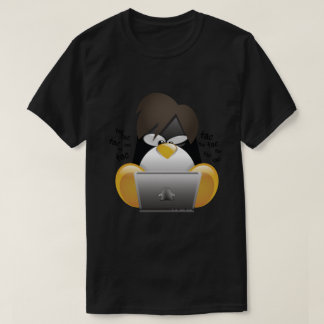 T-shirt Tux hacker