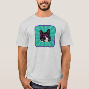 T-shirt Tuxedo Cat Design amusant