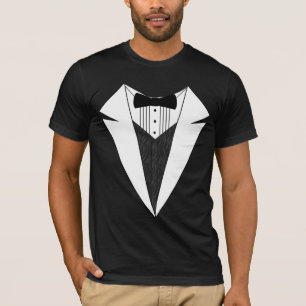 T-shirt Tuxedo noir/blanc