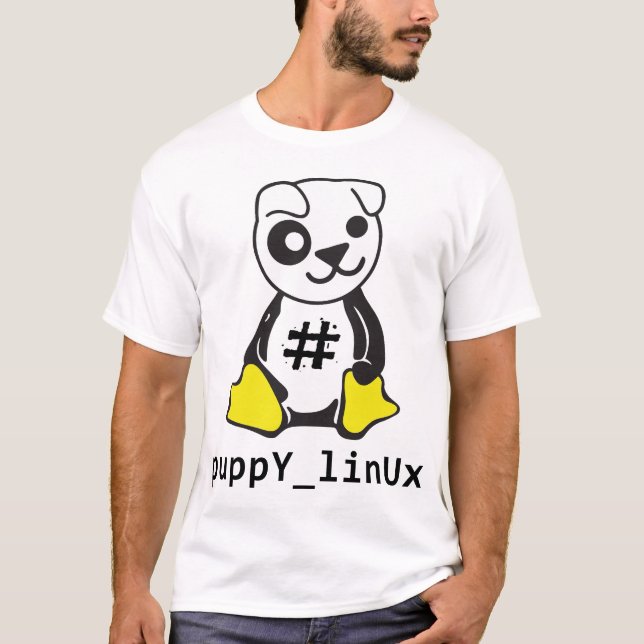 T-shirt tuxpup (Devant)
