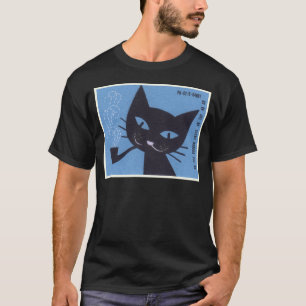T-shirt Tuyau de tabagisme polonais de chat d'étiquette de
