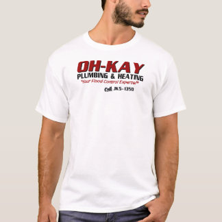 T-shirt Tuyauterie et chauffage d'OH-KAY