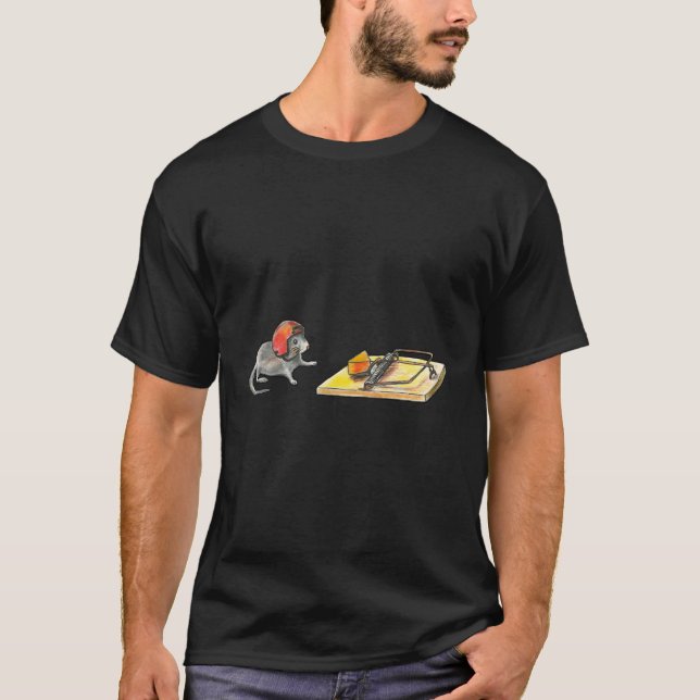 T-shirt Tuyaux de risque pour les pièges de souris de cour (Devant)