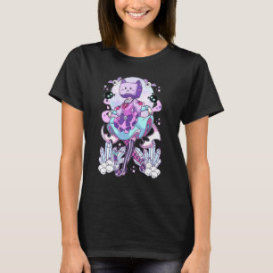 T-shirt Tv Tv Tv Cosplay Pastel Goth Neko Cat Crysta