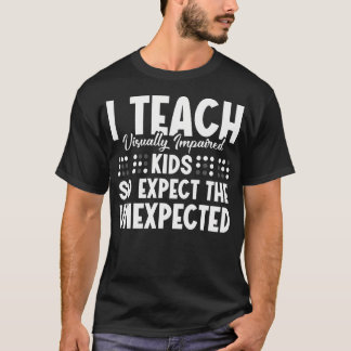 T-shirt Tvi Teacher Appreciation Magical Visually Impaired
