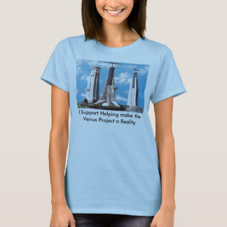T-shirt TVP1_01, je soutiens l'aide fais le Vénus Proje…
