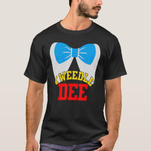 T-shirt Tweedle Dee Dum Correspondant Costume Halloween Po