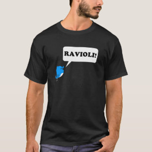 T-shirt Tweeter - noir de chemise de ravioli