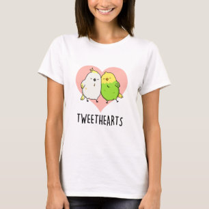 T-shirt Tweethearts Funny Inséparables Pun
