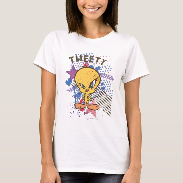T-shirt TWEETY™ en colère (Devant)