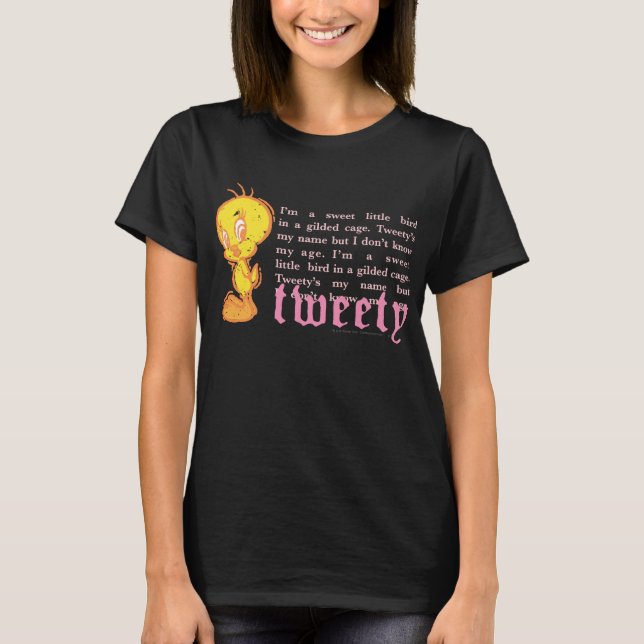 T-shirt Tweety "I Am A Sweet Little Bird" (Devant)