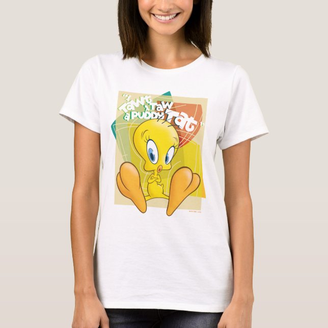 T-shirt TWEETY™ "Je croyais avoir vu un minou" (Devant)