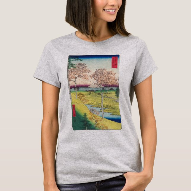 T-shirt Twilight Hill à Meguro | Hiroshige | (Devant)