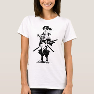 T-shirt Twin Blades, Fierce Heart (Beauté d'Anime)