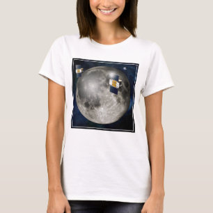 T-shirt Twin Grail Spacecraft Orbitant La Lune.