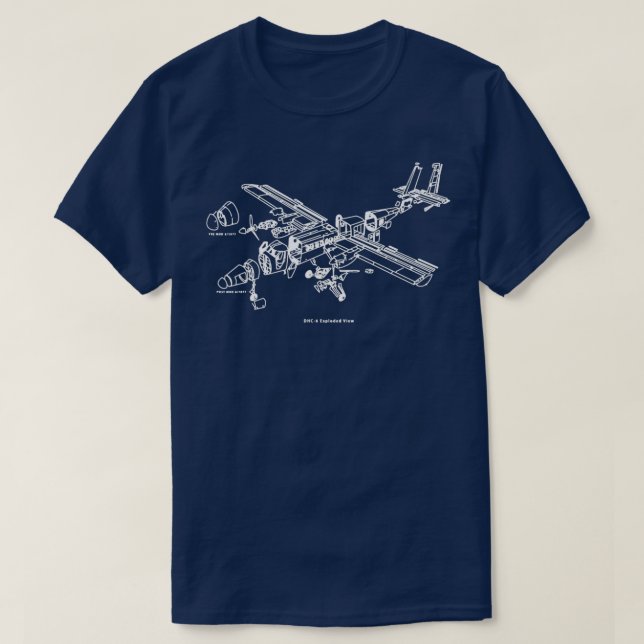 T-shirt Twin Otter explosé (Design devant)