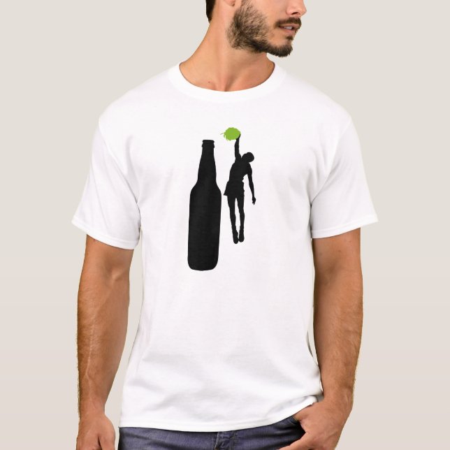 T-shirt TwinBeer - l'houblon trempent (Devant)