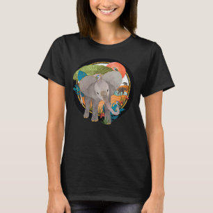 T-shirt TWINKLE-TOES Chemises SAFARI éléphant-DARK