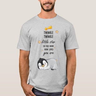 T-shirt Twinkle, Twinkle Little Star Super mignon Penguin