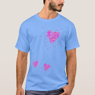 T-shirt Twins Baby Pregnancy Faire-part Coeur 3