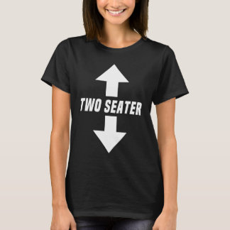 T-shirt Two Seater Arrow  Dad Joke Meme